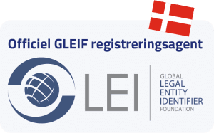 Dansk GLEIF Registrerings Agent for LEI nummer